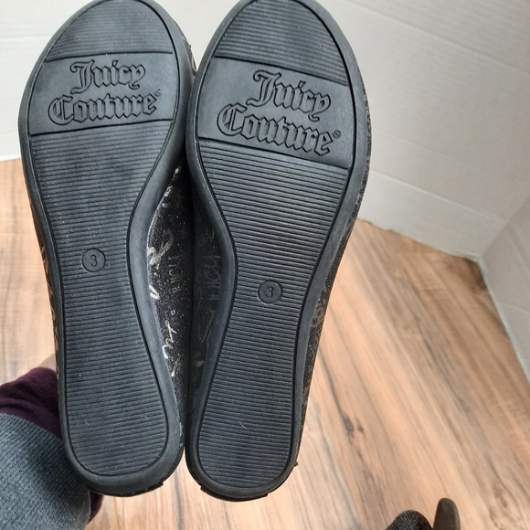 Juicy Couture Size 3 Van Ness Black Ballet Shoe - Picture 9 of 9